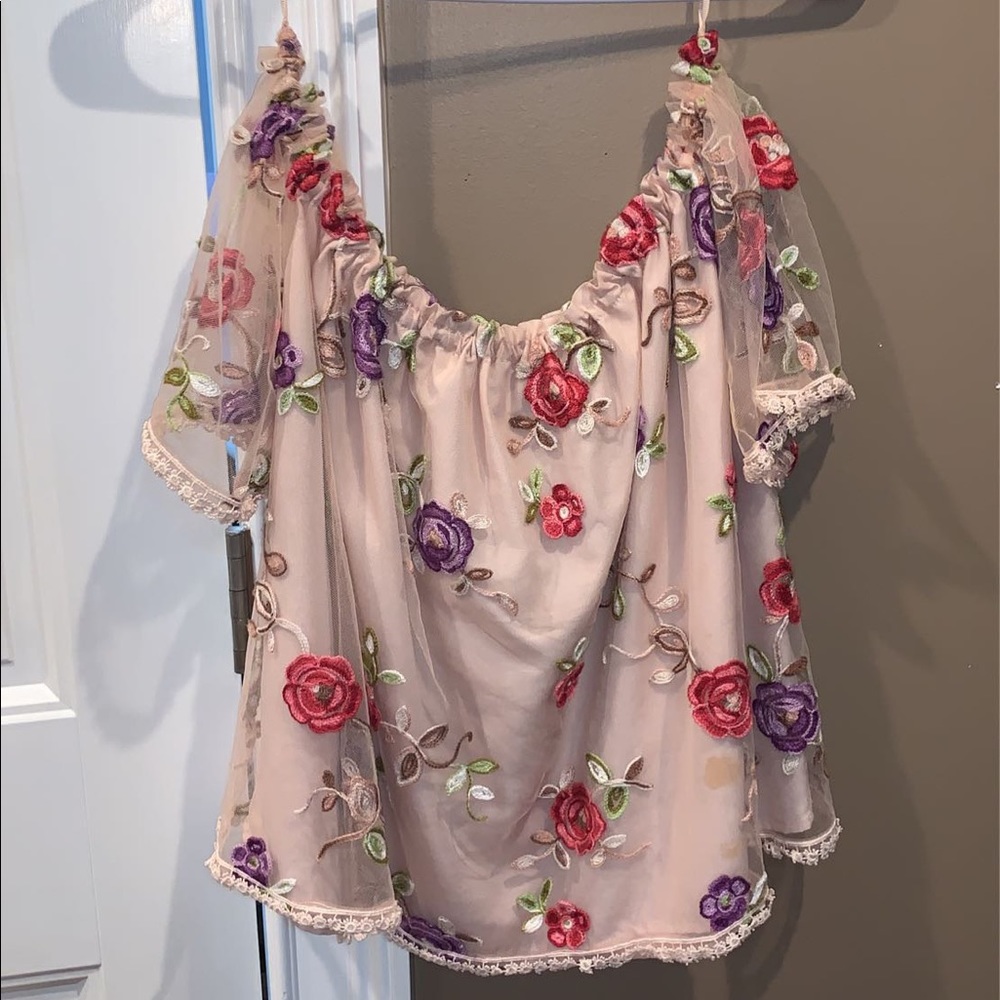 Off the shoulder blouse